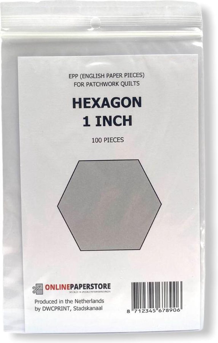 Hexagonnen Hexagon 1 Inch | 100 Stuks